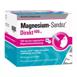 MAGNESIUM SANDOZ Direkt 400 mg pinnar, 48 st
