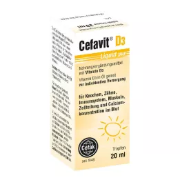 CEFAVIT D3 Flytande pur droppar för oral användning, 20 ml