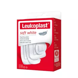 LEUKOPLAST mjuk vit Str.19x72/D.25/38x72/38x38mm, 30 st