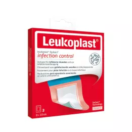 LEUKOPLAST Leukomed Sorbact Steril 8x10 cm, 3 st
