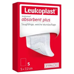 LEUKOPLAST Leukomed steril 5x7,2 cm sårförband, 5 st
