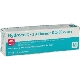 HYDROCORT-1A Pharma 0,5% kräm, 20 g