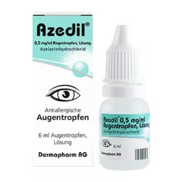 AZEDIL 0,5 mg/ml ögondroppar lösning, 6 ml