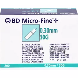 BD Micro-Fine + Lancets 30 g 0.30 mm, 200 st