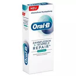 Oral-B gummi och emalj reparera mint munvatten, 250 ml