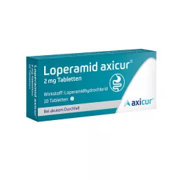 LOPERAMID axicur 2 mg tabletter, 10 st