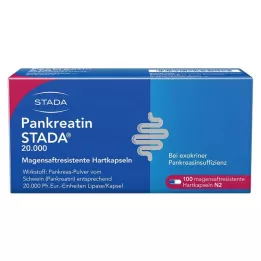 PANKREATIN STADA 20 000 gastroresistenta hårda kapslar, 100 st