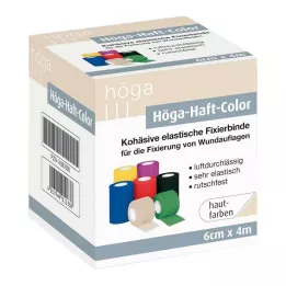 HÖGA-HAFT Färg Fixerb.6 cmx4 m hudfärgad, 1 st