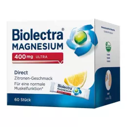 BIOLECTRA Magnesium 400 mg ultra Direct Lemon, 60 st