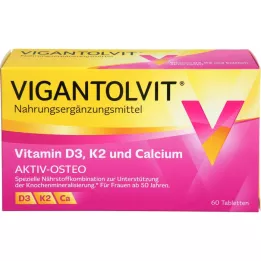 Vigantolvit Vitamin D3 K2 Kalciumfilm tabletter, 60 st