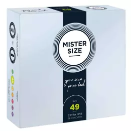 MISTER Storlek 49 kondomer, 36 st