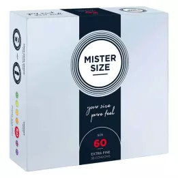 MISTER Storlek 60 kondomer, 36 st