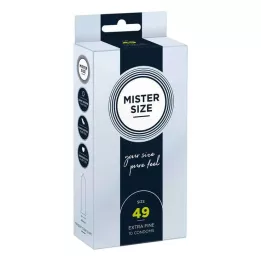 MISTER Storlek 49 kondomer, 10 st