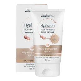 Hyaluron Nude Perfection tonad vätska LSF 20 medium, 50 ml