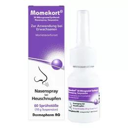 MOMEKORT 50 μg/spray nässpraysuspension 60 vuxna, 10 g