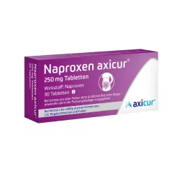 NAPROXEN axicur 250 mg tabletter, 30 st