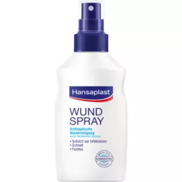 Hansaplast Sårspray för antiseptisk sårrengöring, 100 ml
