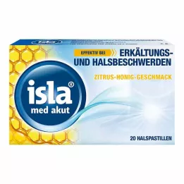 ISLA MED akuta citrushonungspastiller, 20 st