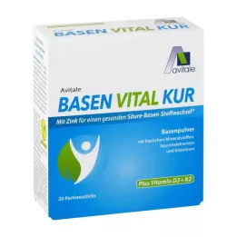 BASEN VITAL KUR plus Vitamin D3+K2 Pulver, 20 st