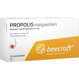 BEECRAFT Propolis Halspastilles, 30 st