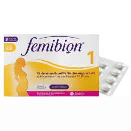FEMIBION 1 önskemål om barn+tidig graviditet utan jodtabletter, 60 st