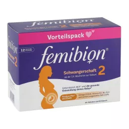 FEMIBION 2 Graviditetskombinationsförpackning, 2X84 st