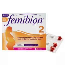 FEMIBION 2 Graviditet+Amning utan jod Kpg., 2X60 St