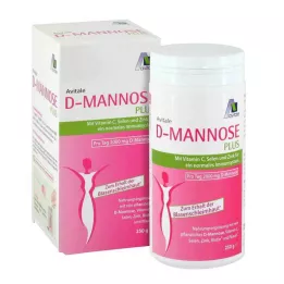 D-MANNOSE PLUS 2000 mg pulver med vitaminer och mineraler, 250 g