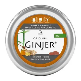 Ingefära Ginjer-pastiller ekologisk honung, 40 g