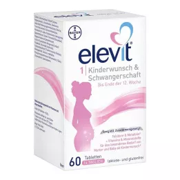 ELEVIT 1 önskan att skaffa barn &amp; Graviditetstabletter, 1X60 St