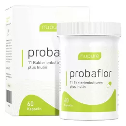 NUPURE probaflor probiotika för tarmrehabilitering kapslar, 60 st