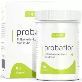 NUPURE probaflor probiotika för tarmrengöringskapslar, 90 st