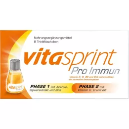 VITASPRINT Pro Immun dricksflaskor, 8 st