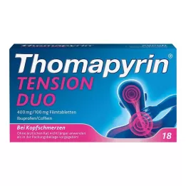 THOMAPYRIN TENSION DUO 400 mg/100 mg filmdragerade tabletter, 18 st