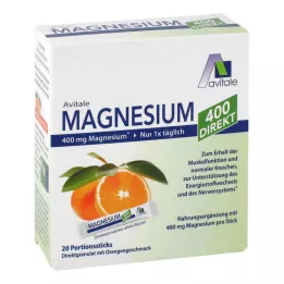 MAGNESIUM 400 direkta orange portionsstickor, 20X2,1 g