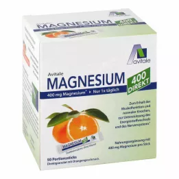 MAGNESIUM 400 direkta orange portionsstickor, 50X2,1 g