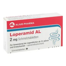 Loperamid AL 2 mg munsönderfallande tabletter, 6 st