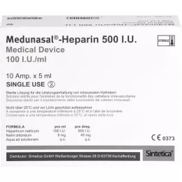HEPARIN SODIUM 500 I.U. - 100 I.E./ml ampuller, 10X5 ml