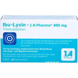 IBU-LYSIN 1A Pharma 400 mg filmdragerade tabletter, 20 st