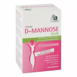 D-MANNOSE PLUS 2000 mg tabletter med vitaminer och mineraler, 120 st