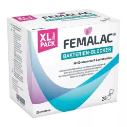 FEMALAC Bakterieblockerande pulver, 28 st