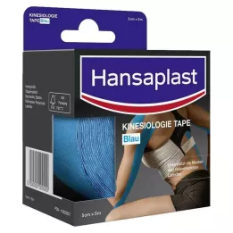 HANSAPLAST Sportkinesiologitejp 5 cmx5 m blå, 1 st
