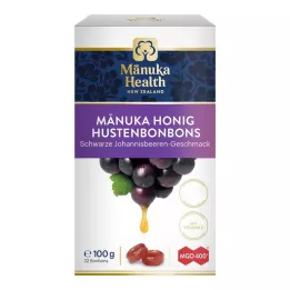 MANUKA HEALTH MGO 400+ Lollipops svarta vinbär, 100 g