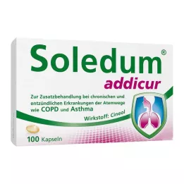 SOLEDUM addicur 200 mg gastroresistenta mjuka kapslar, 100 st