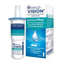 HYLO-VISION Safedrop plus ögondroppar, 10 ml