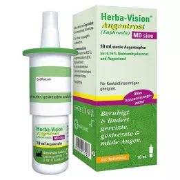 HERBA-VISION Ögontröst MD sinus ögondroppar, 10 ml