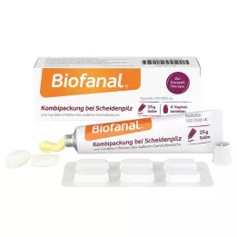 BIOFANAL Kombinationsförpackning för vaginal svampinfektion Vagtab.+salva, 1 P