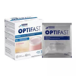 OPTIFAST Drick jordgubbspulver, 8X55 g