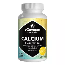CALCIUM D3 600 mg/400 I.E. vegetariska tabletter, 120 st