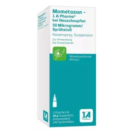 MOMETASON 1A Phar.b.Hösnuva 50μg/spray 140, 18 g